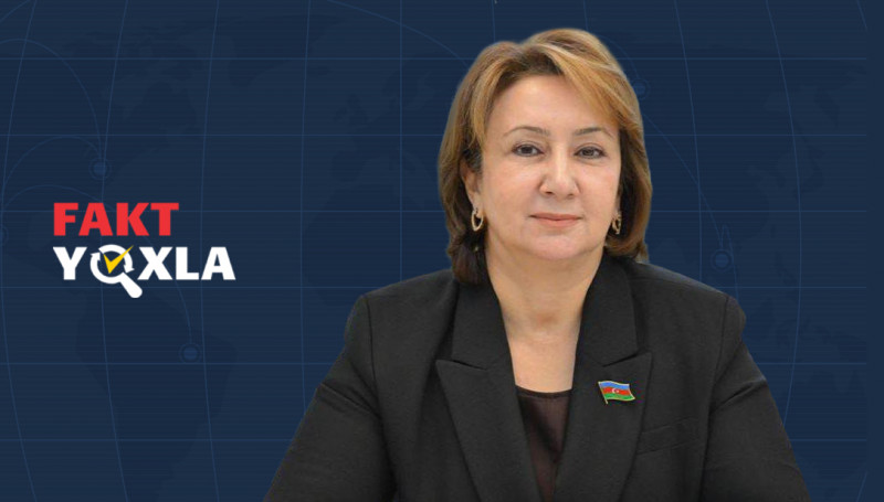 Deputat Mehriban Vəliyevanın yanlış iddiası: Azərbaycanda ailələr uzunömürlü olurlar